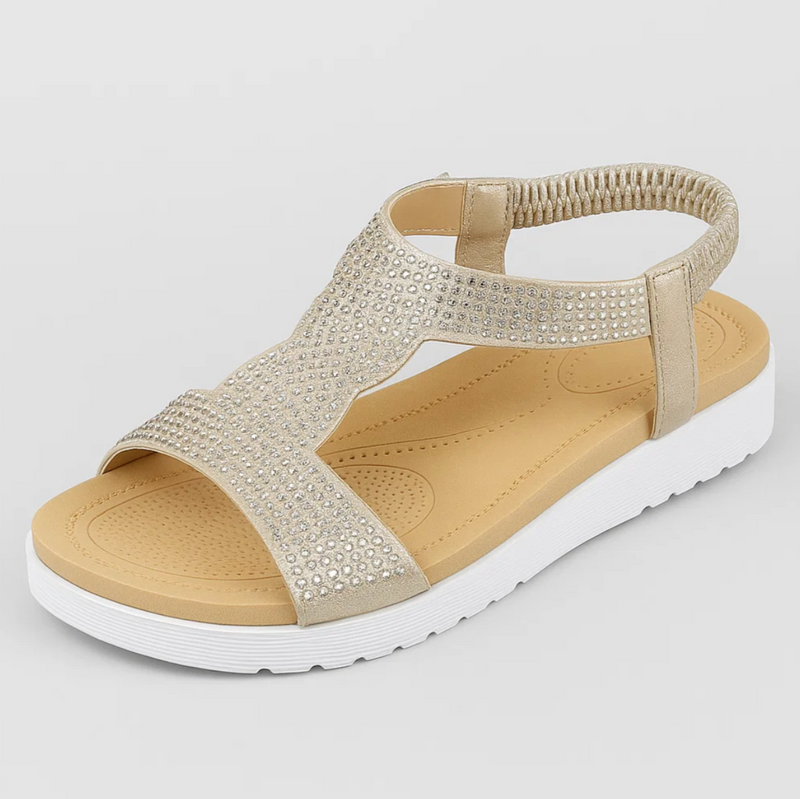 Comfort Glitter Sandalen