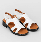 Lederen sandalen