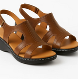 Lederen sandalen