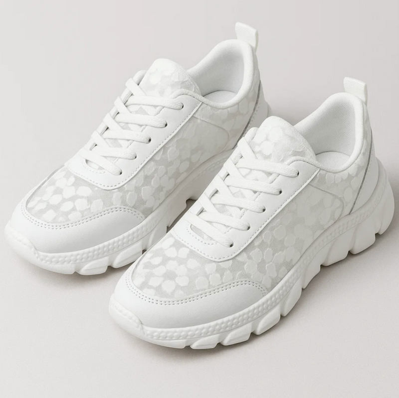 Bloemenpatroon Kant Sneakers