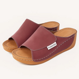 Zomerslip-on met sleehak