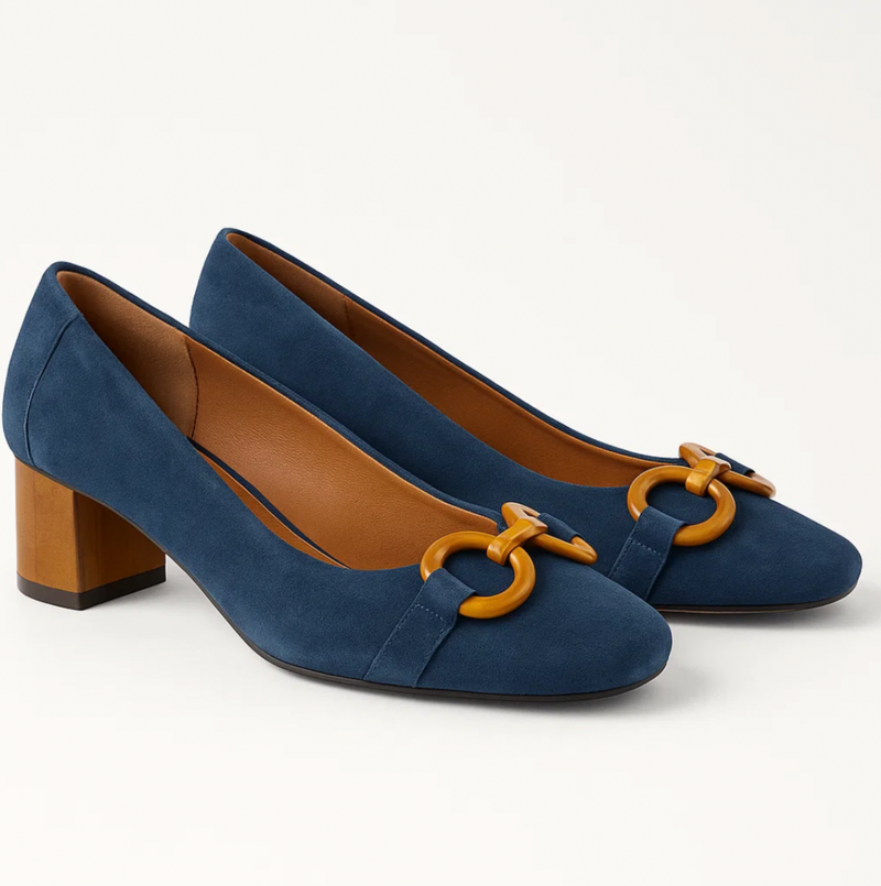 Novara | Blokhak loafer