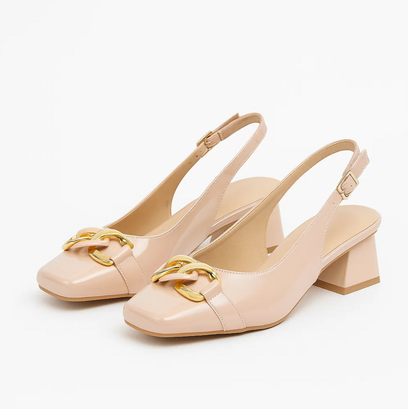 Novara | Chain Slingbacks