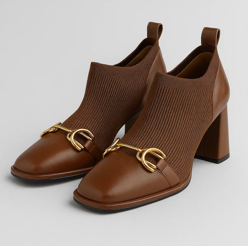 Novara | Knit Block Heels