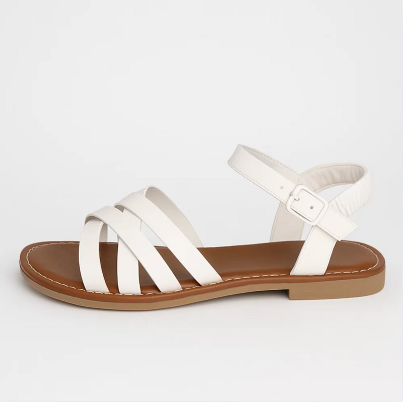 Gevlochten Leren Dames Sandalen