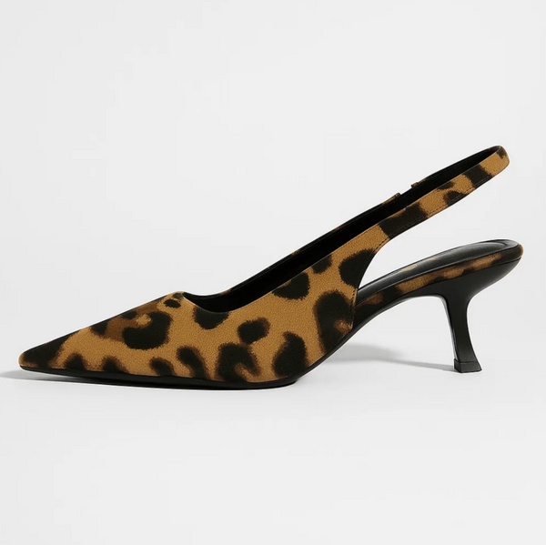 Roaria | Elegant Panthera Slingback