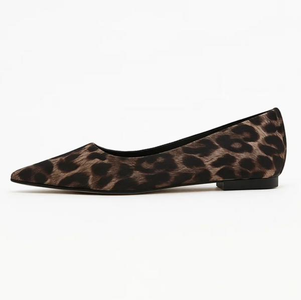 Roaria | Leopard Chic Ballerina Flats