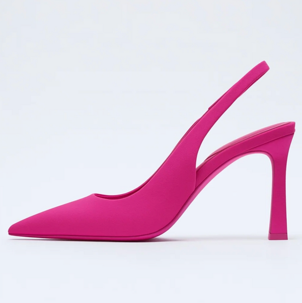 Elegant Curve OrthoLuxe Slingback Pumps